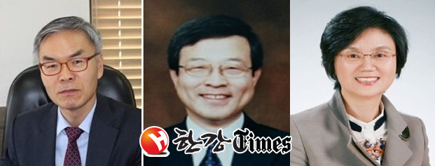 (왼쪽부터)김선수(57·사법연수원 17기) 변호사와 이동원(55·17기) 제주지법원장, 노정희(55·19기) 법원도서관장 (사진=대법원)