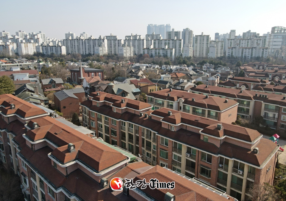 경기도 고양시 일산 신도시 일대 빌라, 아파트 단지가 보이고 있다. (사진=뉴시스)
