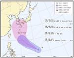 태풍 너구리 예상 경로 '남서쪽 해상 지나 일본으로 이동'