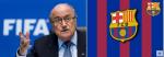 블래터 FIFA 회장, "바르셀로나, 징계 존중하고 받아 드려라"