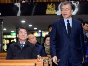 더민주 29.5%, 새누리 28.4%, 국민의당 19.8%..대선 '문재인 1위' 야권 싹쓸이