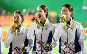 [리우올림픽] 한국 여자양궁, 올림픽 8회 연속 金