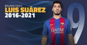 ‘악동’ 수아레스, 2021년까지 바르셀로나 유니폼 입는다