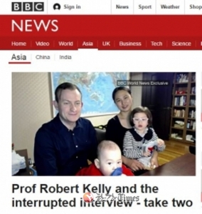 로버트 켈리 “아들까지 들어온 순간 ‘끝났다’ 생각” 아찔했던 ‘BBC 방송사고’