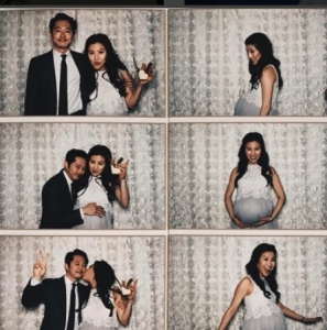 스티븐연 아내와 임신전 찰칵 "행복해보이는 뽀뽀"
