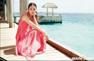 '몰디브'김태희, 인형미모가 더욱 돋보이는 몰디브에서의 모습 '에메랄드 빛 바다와 강렬한 태양의 환상적인 아일랜드'