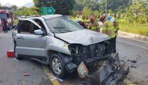 진안 한 교차로서 차량 전도…운전자 1명 사망·2명 중상