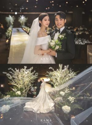 우혜림♥신민철 결혼, 웨딩사진 공개 "새로운 출발"