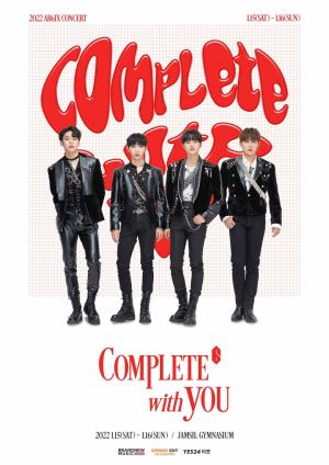 AB6IX, 내년 1월 단독 콘서트 'COMPLETE WITH YOU' 개최...2년 2개월 만의 대면 콘서트