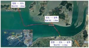 인천 삼목-장봉항로, 오는 25일부터 도선·여객선 30분 간격 운항