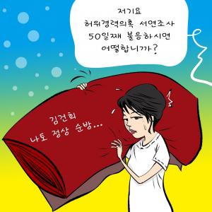[한강만평] '해외 순방' 김건희 여사