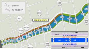 ‘노후 산책로 정비공사’...청계천 '광통교~황학교(좌측)' 구간 출입제한